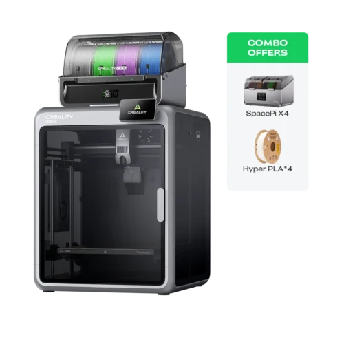 طابعة ثلاثية الأبعاد كرياليتي Creality K2 Pro مع مجفف SpacePi X4