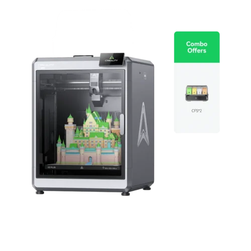 طابعة ثلاثية الأبعاد كرياليتي Creality K2 Plus Advanced مع وحدتي CFS