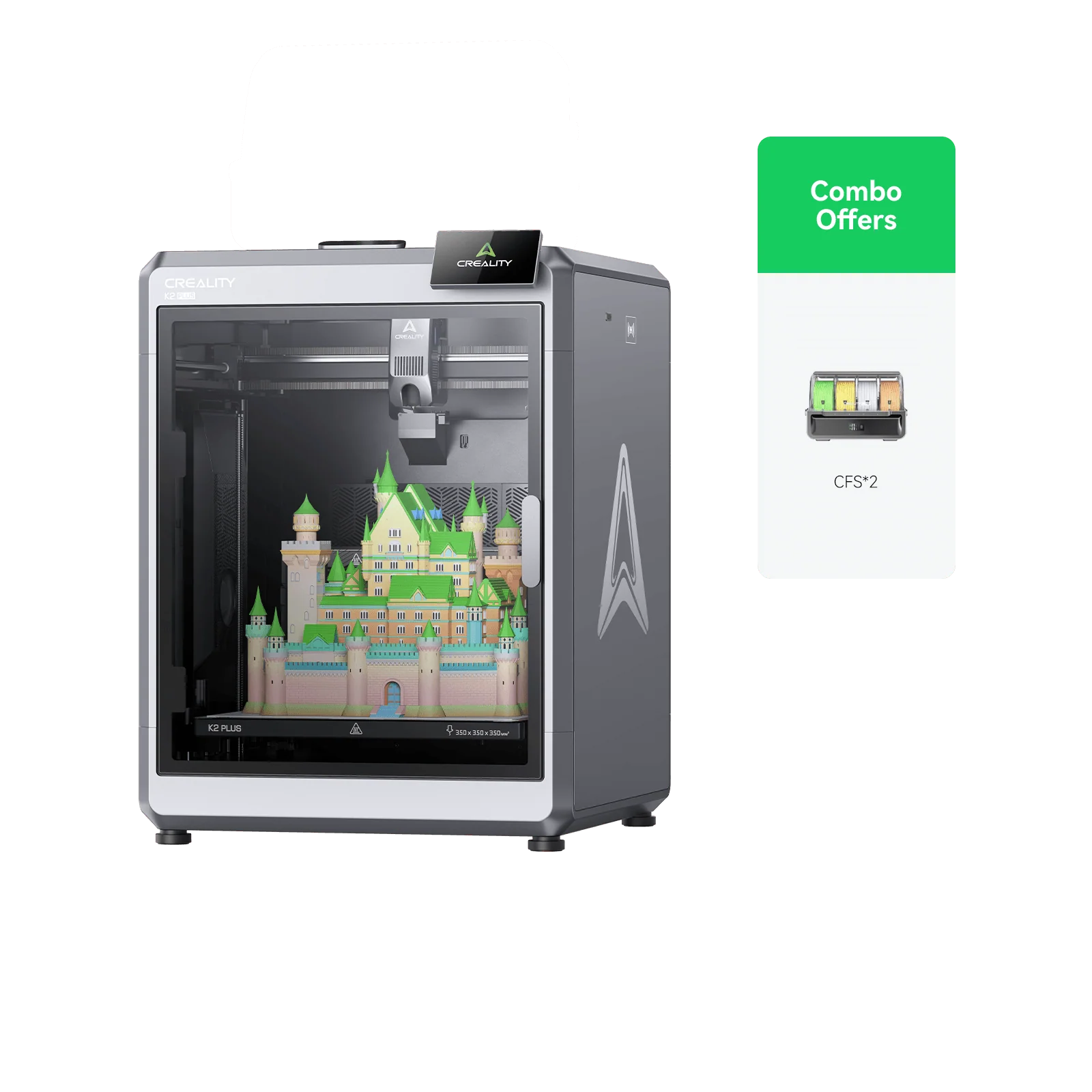 K2PLUS1600X1600px | Avloon Creality K2 Plus Advanced Combo 3D Printer + 2 CFS Units Image 3