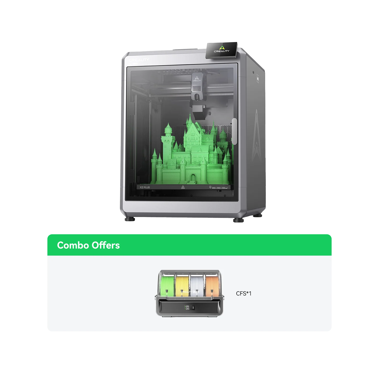 K2Plus1 | Avloon Creality K2 Plus Advanced Combo 3D Printer + 2 CFS Units Image 5