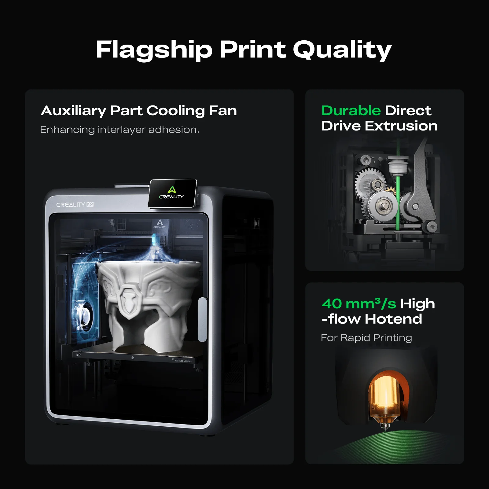 Creality K2 Combo 3D printer with the CFS unit 3 | Avloon Creality K2 Combo 3D printer with the CFS unit 3