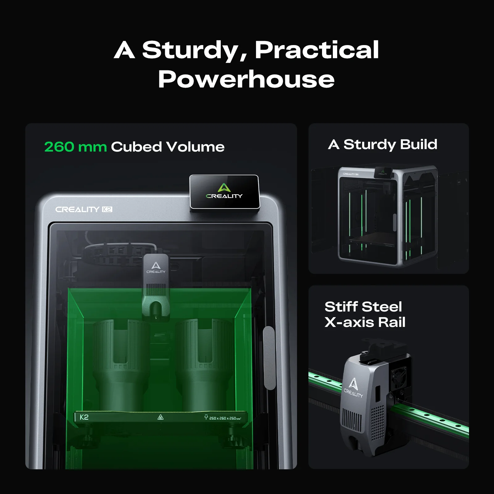 Creality K2 Combo 3D printer with the CFS unit 6 | Avloon Creality K2 Combo 3D printer with the CFS unit 6