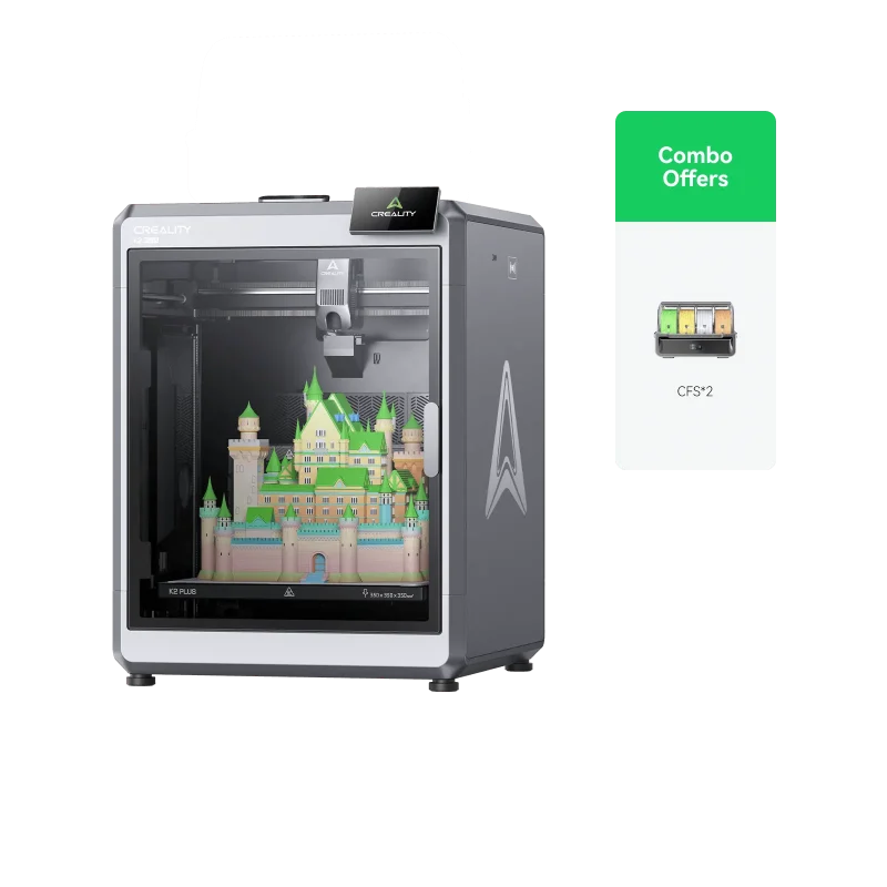 Creality K2 Plus Advanced 3D Printer with 2 CFS Units