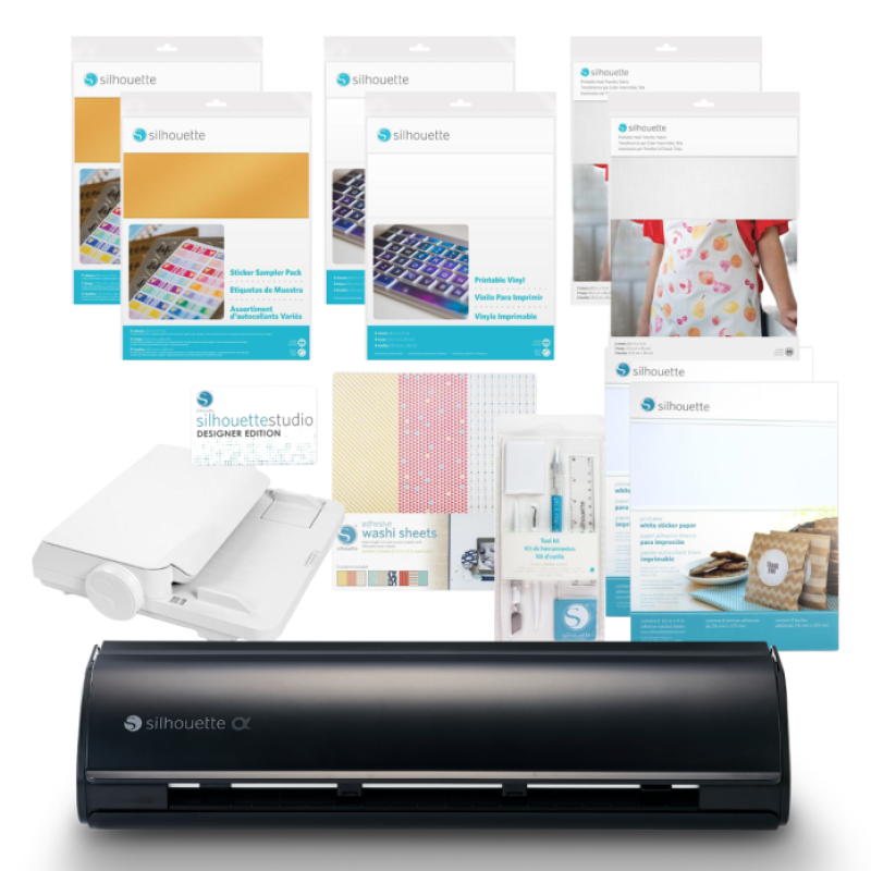 Silhouette Cameo 5α Bundle in Black